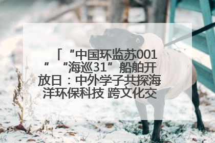 “中国环监苏001”“海巡31”船舶开放日：中外学子共探海洋环保科技 跨文化交流筑牢“蓝色”友谊