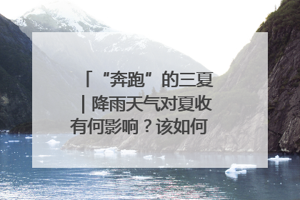 “奔跑”的三夏｜降雨天气对夏收有何影响？该如何防范？一文了解