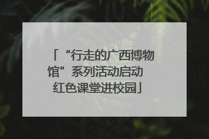 “行走的广西博物馆”系列活动启动 红色课堂进校园