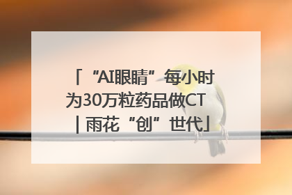 “AI眼睛”每小时为30万粒药品做CT｜雨花“创”世代