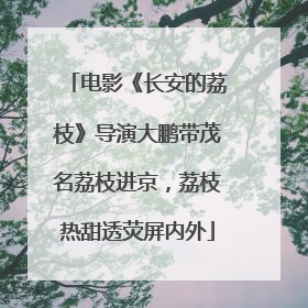 电影《长安的荔枝》导演大鹏带茂名荔枝进京，荔枝热甜透荧屏内外