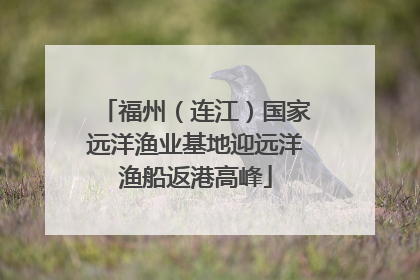 福州（连江）国家远洋渔业基地迎远洋渔船返港高峰