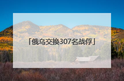 俄乌交换307名战俘