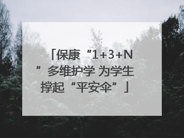 保康“1+3+N”多维护学 为学生撑起“平安伞”