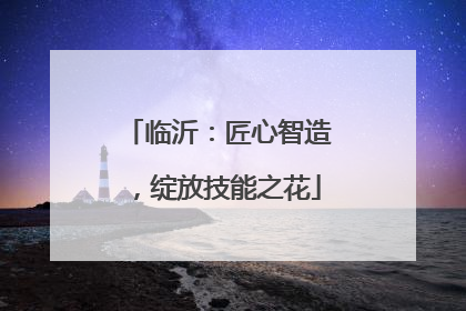 临沂：匠心智造，绽放技能之花