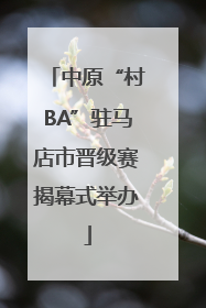 中原“村BA”驻马店市晋级赛揭幕式举办
