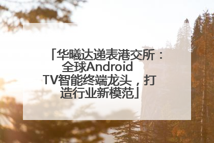 华曦达递表港交所：全球Android TV智能终端龙头，打造行业新模范