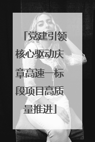 党建引领核心驱动庆章高速一标段项目高质量推进