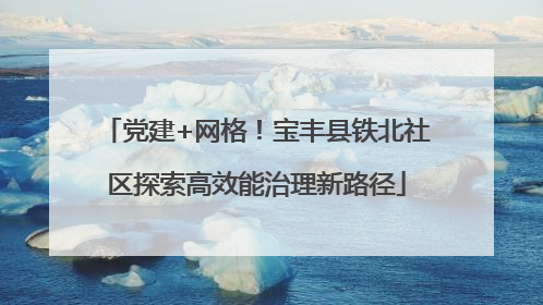 党建+网格！宝丰县铁北社区探索高效能治理新路径
