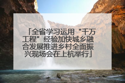 全省学习运用“千万工程”经验加快城乡融合发展推进乡村全面振兴现场会在上杭举行
