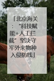 北京海关：“科技赋能+人工拦截”坚决守牢外来物种入侵防线