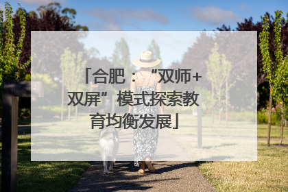 合肥：“双师+双屏”模式探索教育均衡发展
