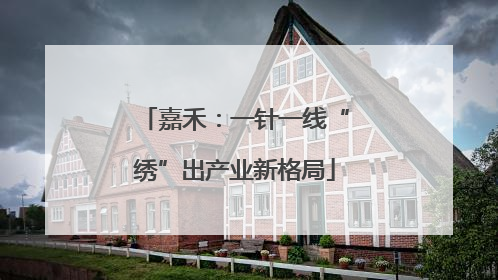 嘉禾：一针一线“绣”出产业新格局