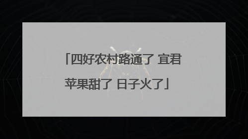 四好农村路通了 宜君苹果甜了 日子火了
