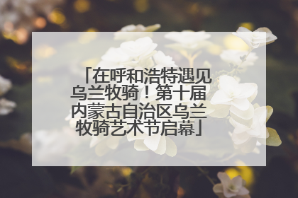 在呼和浩特遇见乌兰牧骑！第十届内蒙古自治区乌兰牧骑艺术节启幕