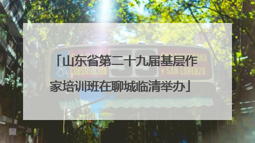 山东省第二十九届基层作家培训班在聊城临清举办