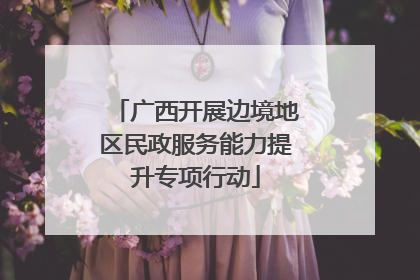 广西开展边境地区民政服务能力提升专项行动