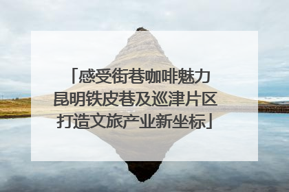 感受街巷咖啡魅力 昆明铁皮巷及巡津片区打造文旅产业新坐标