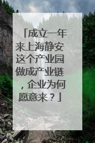 成立一年来上海静安这个产业园做成产业链，企业为何愿意来？