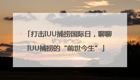 打击IUU捕捞国际日，聊聊IUU捕捞的“前世今生”