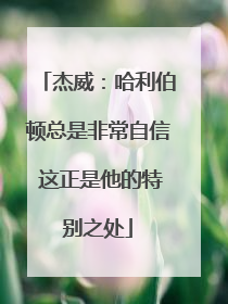 杰威：哈利伯顿总是非常自信 这正是他的特别之处