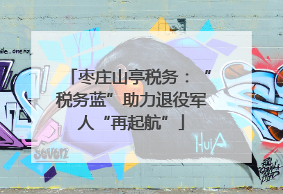 枣庄山亭税务：“税务蓝”助力退役军人“再起航”