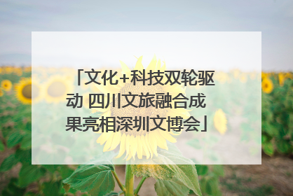 文化+科技双轮驱动 四川文旅融合成果亮相深圳文博会