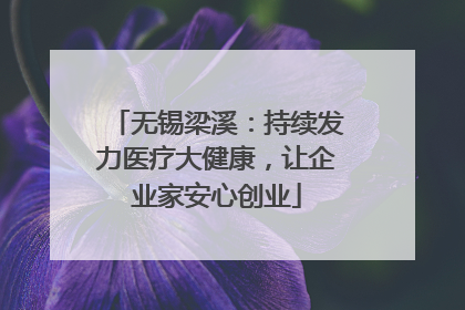 无锡梁溪：持续发力医疗大健康，让企业家安心创业