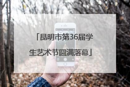 昆明市第36届学生艺术节圆满落幕