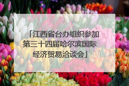 江西省台办组织参加第三十四届哈尔滨国际经济贸易洽谈会