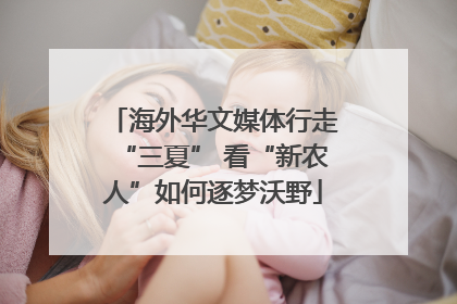 海外华文媒体行走“三夏” 看“新农人”如何逐梦沃野