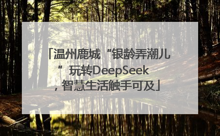 温州鹿城“银龄弄潮儿”玩转DeepSeek，智慧生活触手可及