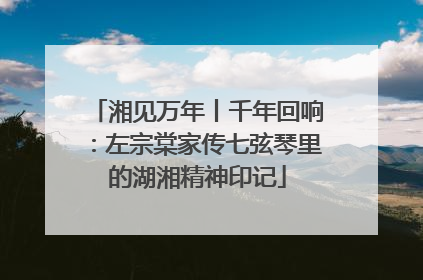 湘见万年丨千年回响：左宗棠家传七弦琴里的湖湘精神印记