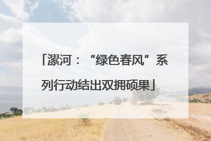 漯河：“绿色春风”系列行动结出双拥硕果