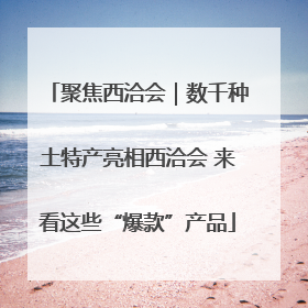 聚焦西洽会｜数千种土特产亮相西洽会 来看这些“爆款”产品