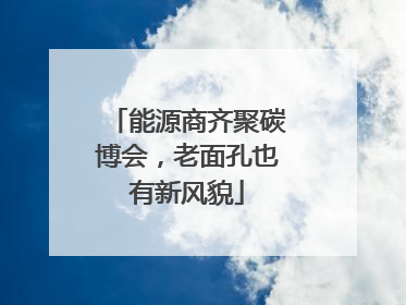 能源商齐聚碳博会，老面孔也有新风貌