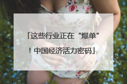 这些行业正在“爆单”！中国经济活力密码
