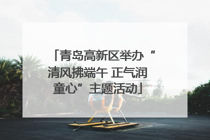 青岛高新区举办“清风拂端午 正气润童心”主题活动