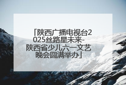 陕西广播电视台2025丝路星未来-陕西省少儿六一文艺晚会圆满举办