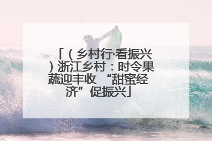 （乡村行·看振兴）浙江乡村：时令果蔬迎丰收 “甜蜜经济”促振兴