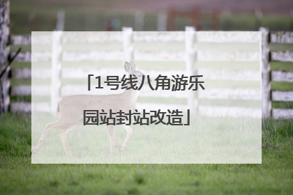 1号线八角游乐园站封站改造