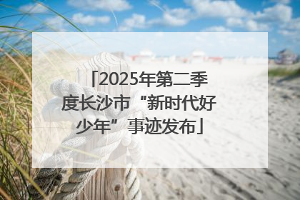 2025年第二季度长沙市“新时代好少年”事迹发布