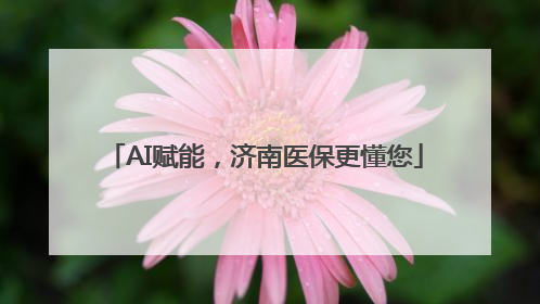 AI赋能，济南医保更懂您